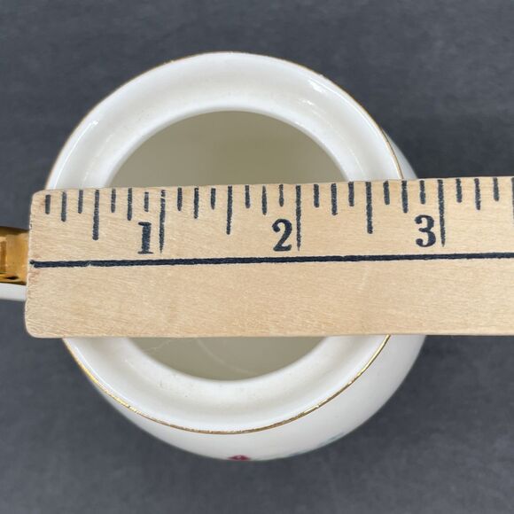 Porcelain Sugar Bowl Pink Roses Gold Trim Bone China Japan E Backstamp NO LID - Picture 11 of 11